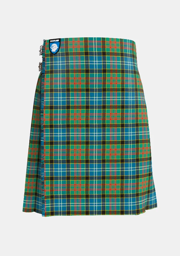 Traditional_Paisley_tartan_640_kilt_front_image_with_pleated_design_and_adjustable_buckles_for_men