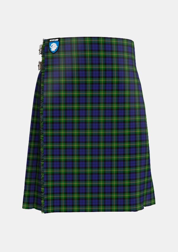 Traditional_Paterson_Dalgleish_Version_Tartan_3886_kilt_front_image_with_pleated_design_and_adjustable_buckles_for_men