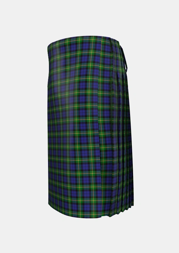 Traditional_Paterson_Dalgleish_Version_Tartan_3886_kilt_left_image_with_pleated_design_and_adjustable_buckles_for_men
