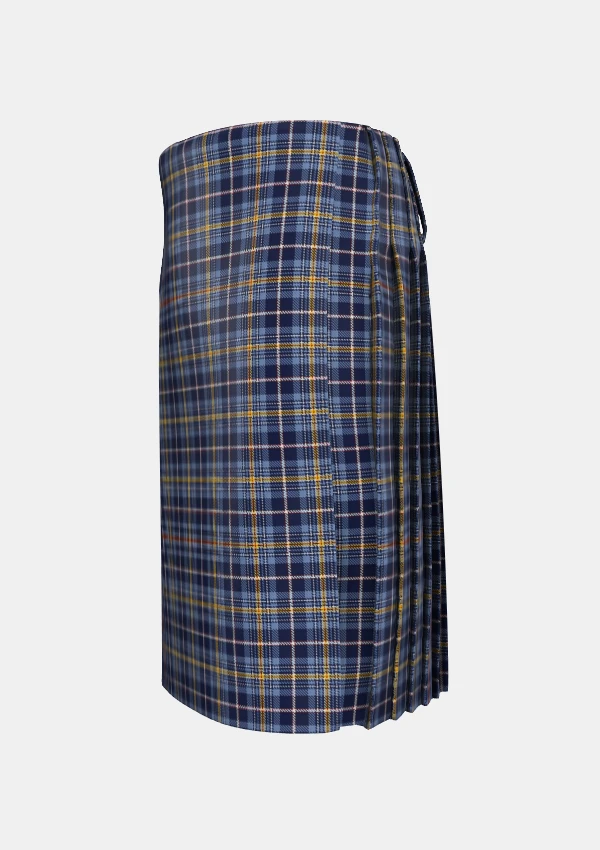 Traditional_Patrick_Tartan_kilt_11972_left_image_with_pleated_design_and_adjustable_buckles_for_men