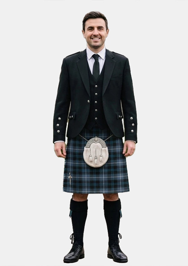 Traditional_Patriot_Ancient_tartan_7343_Kilt_and_Argyle_Jacket_Kilt_Outfits_front_image