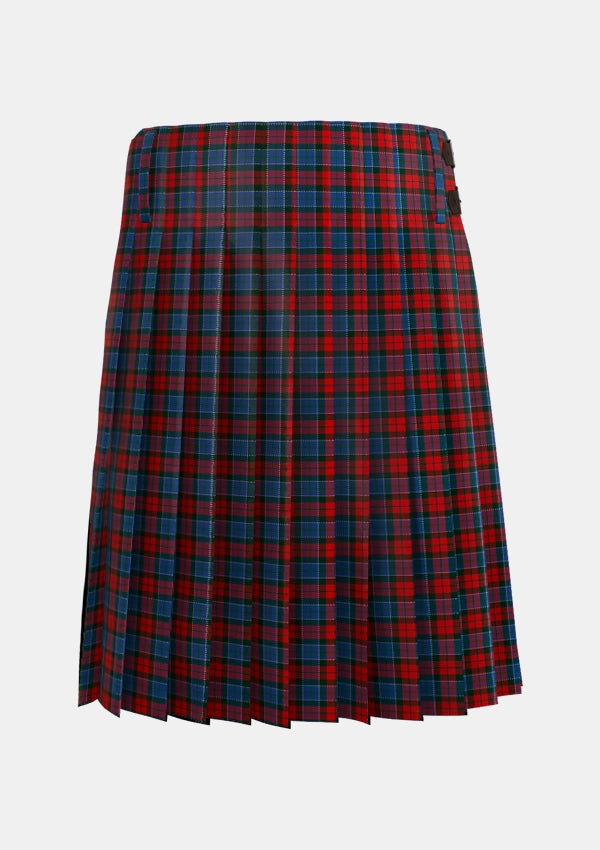 Traditional_Patterson_John_Personal_Tartan_2191_kilt_back_image_with_pleated_design_and_adjustable_buckles_for_men