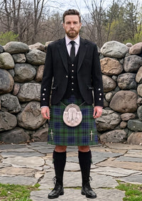 Traditional_Patterson_William_John_Magee_Tartan_Kilt_and_Argyle_Jacket_Kilt_Outfit_front_image