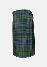 Traditional_Patterson_William_John_Magee_Tartan_kilt_left_image_with_pleated_design_and_adjustable_buckles_for_men