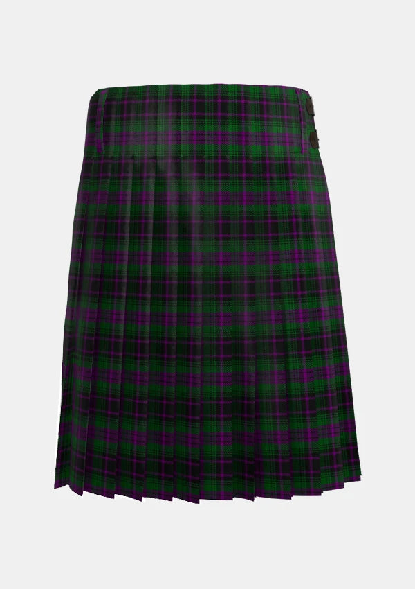 Traditional_Paxton_Tartan_kilt_back_image_with_pleated_design_and_adjustable_buckles_for_men
