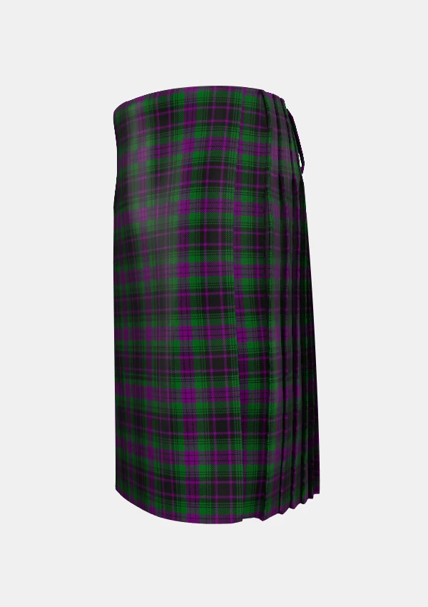 Traditional_Paxton_Tartan_kilt_left_image_with_pleated_design_and_adjustable_buckles_for_men