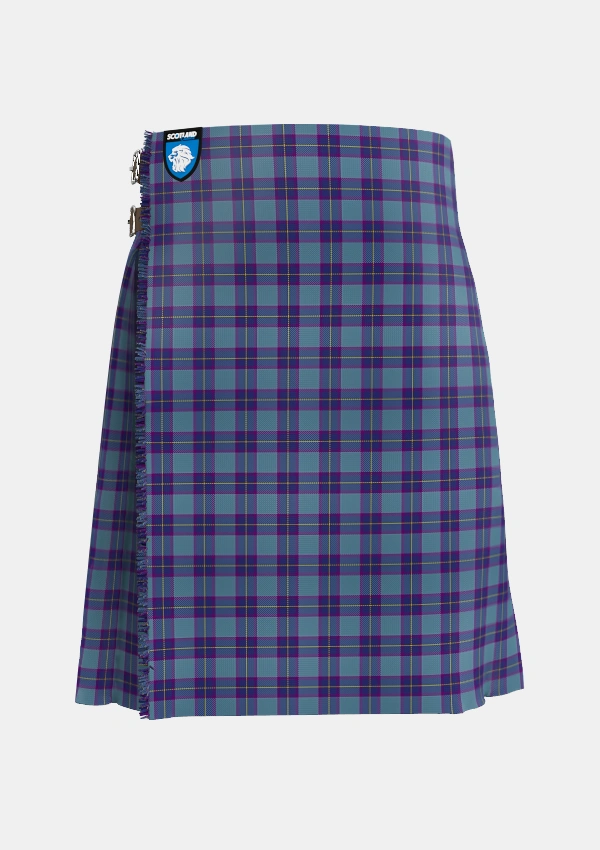 Traditional_Peacock_Samantha_Tartan_2655_kilt_front_image_with_pleated_design_and_adjustable_buckles_for_men