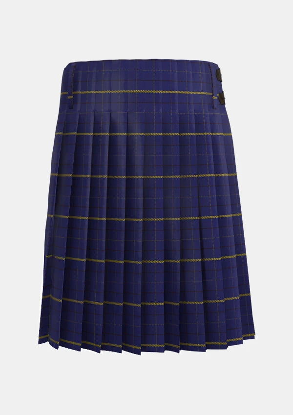 Traditional_Pearson_Tartan_kilt_1734_back_image_with_pleated_design_and_adjustable_buckles_for_men