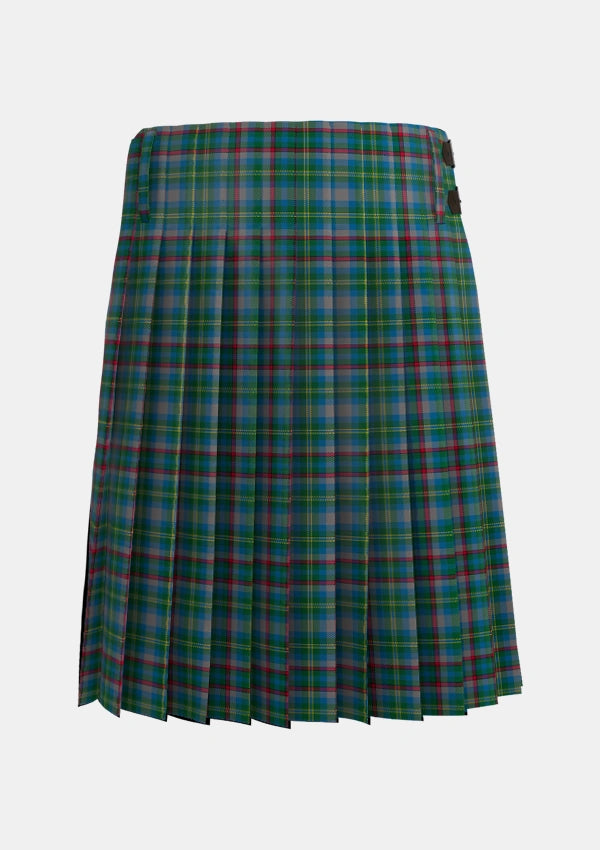 Traditional_Penman_Tartan_166_kilt_back_image_with_pleated_design_and_adjustable_buckles_for_men
