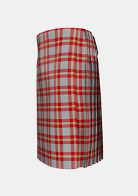 Traditional_Perry_Arisaid_Personal_Tartan_1304_kilt_left_image_with_pleated_design_and_adjustable_buckles_for_men