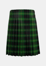 Traditional_Perry_Hunting_Green_Personal_Tartan_1119_kilt_back_image_with_pleated_design_and_adjustable_buckles_for_men