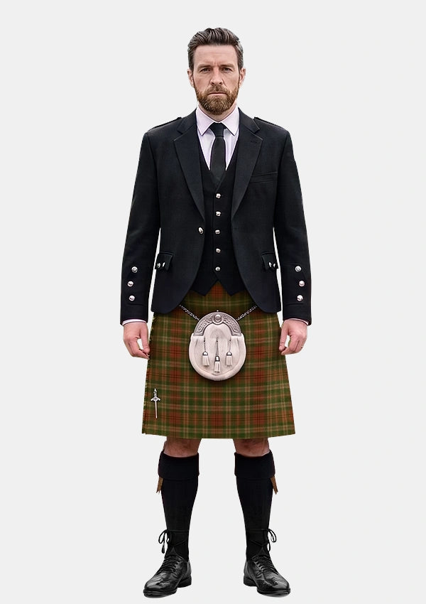 Traditional_Pierce_Tartan_4150_Kilt_and_Argyle_Jacket_Kilt_Outfits_front_image