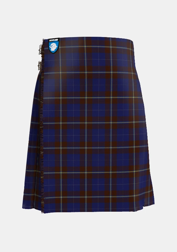 Traditional_Potts_Tartan_kilt_front_image_with_pleated_design_and_adjustable_buckles_for_men