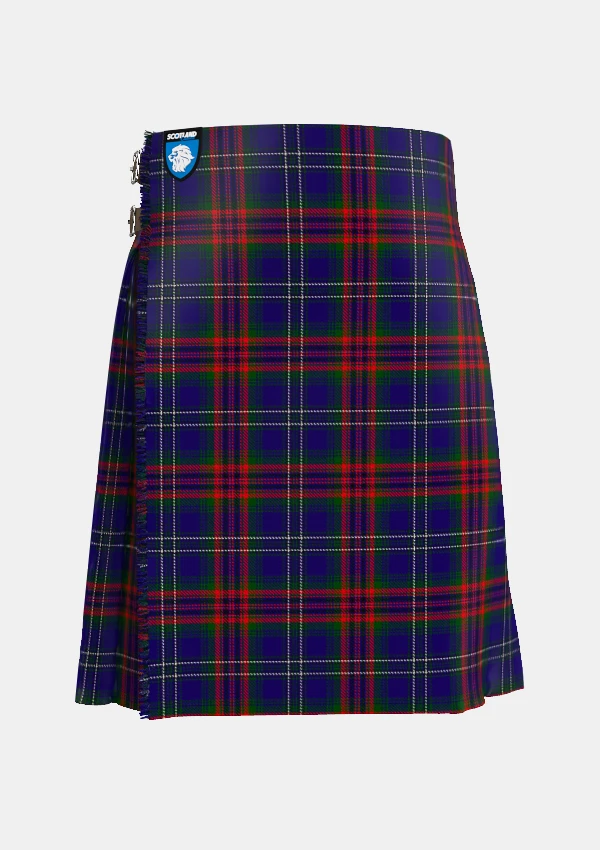 Traditional_Prentice_M_Tartan_14047_kilt_front_image_with_pleated_design_and_adjustable_buckles_for_men