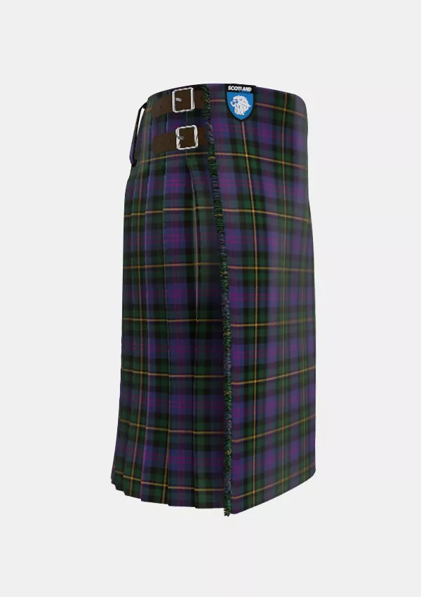 Traditional_Price_Powell_Tartan_10295_kilt_right_image_with_pleated_design_and_adjustable_buckles_for_men