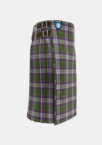 Traditional_Prickly_Thistle_Tartan_kilt_right_image_with_pleated_design_and_adjustable_buckles_for_men