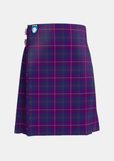 Traditional_Pride_Of_Glencoe_Tartan_kilt_3446_front_image_with_pleated_design_and_adjustable_buckles_for_men