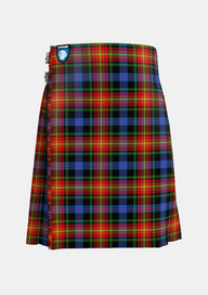 Traditional_Pride_of_LGBT_Tartan_kilt_11871_front_image_with_pleated_design_and_adjustable_buckles_for_men
