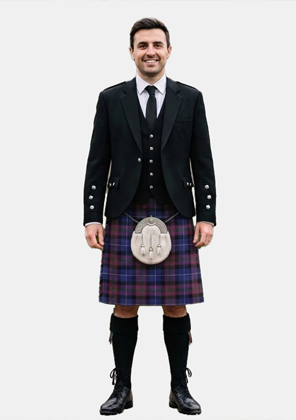 Traditional_Pride_of_Scotland_tartan_2469_Kilt_and_Argyle_Jacket_Kilt_Outfits_front_image
