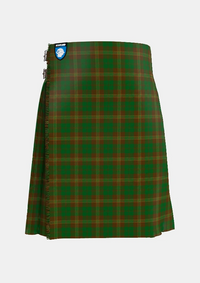 Traditional_Prince_David_Tartan_kilt_826_front_image_with_pleated_design_and_adjustable_buckles_for_men