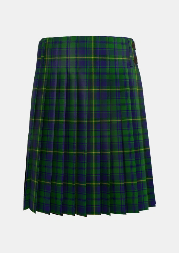 Traditional_Princess_Beatrice_Hunting_Tartan_545_kilt_back_image_with_pleated_design_and_adjustable_buckles_for_men