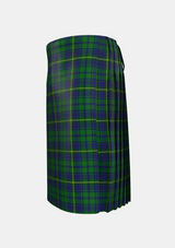 Traditional_Princess_Beatrice_Hunting_Tartan_545_kilt_left_image_with_pleated_design_and_adjustable_buckles_for_men