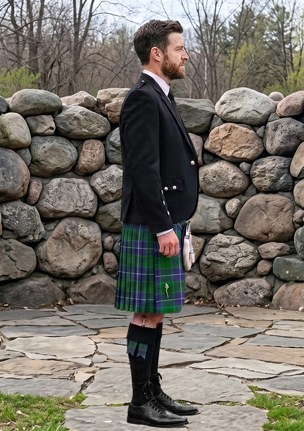 Traditional_Proudfoot_Tartan_14703_Kilt_and_Argyle_Jacket_Kilt_Outfit_right_image