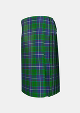 Traditional_Proudfoot_Tartan_kilt_left_image_with_pleated_design_and_adjustable_buckles_for_men