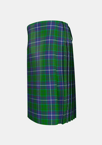 Traditional_Proudfoot_Tartan_kilt_left_image_with_pleated_design_and_adjustable_buckles_for_men