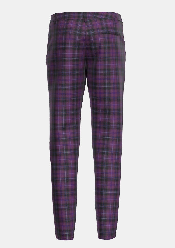 Purple Tartan Trouser