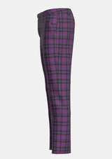 Purple Tartan Trouser