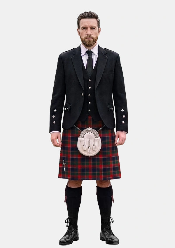 Traditional_Quebec_Plaid_du_Tartan_1949_Kilt_and_Argyle_Jacket_Kilt_Outfits_front_image