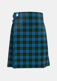 Traditional_Quinn_Tartan_kilt_2478_front_image_with_pleated_design_and_adjustable_buckles_for_men