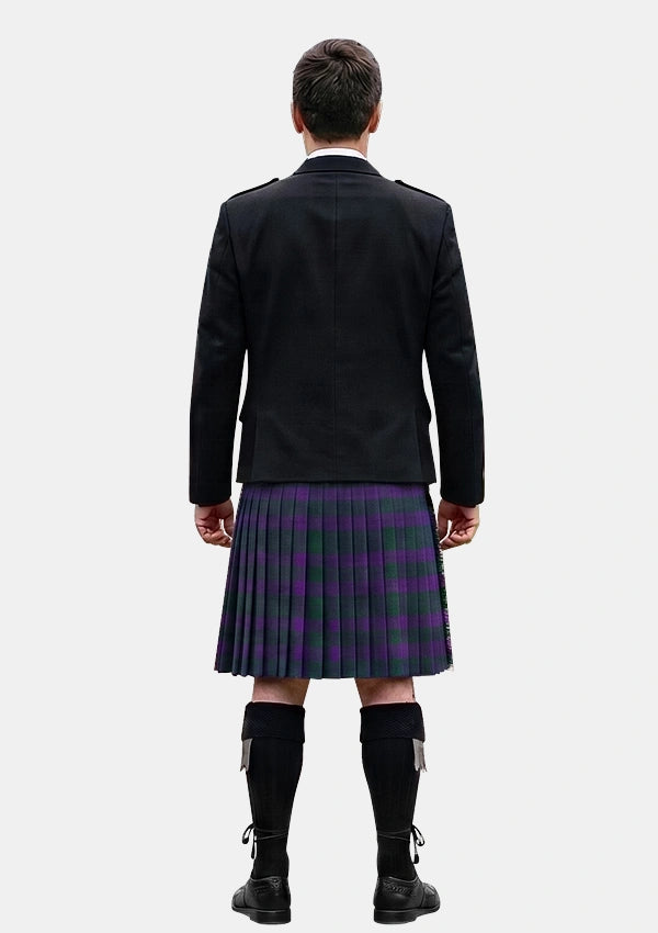 Traditional_Rae_Tartan_100_Kilt_and_Argyle_Jacket_Kilt_Outfits_back_image