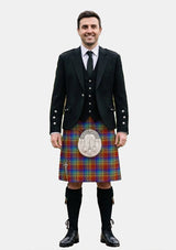 Traditional_Rainbow_tartan_2675_Kilt_and_Argyle_Jacket_Kilt_Outfits_front_image