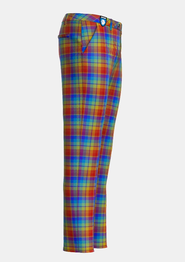 Rainbow Tartan Trouser