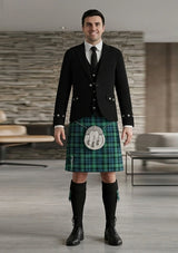 Traditional_Rangers_tartan_Kilt_and_Argyle_Jacket_Kilt_Outfit_front_image
