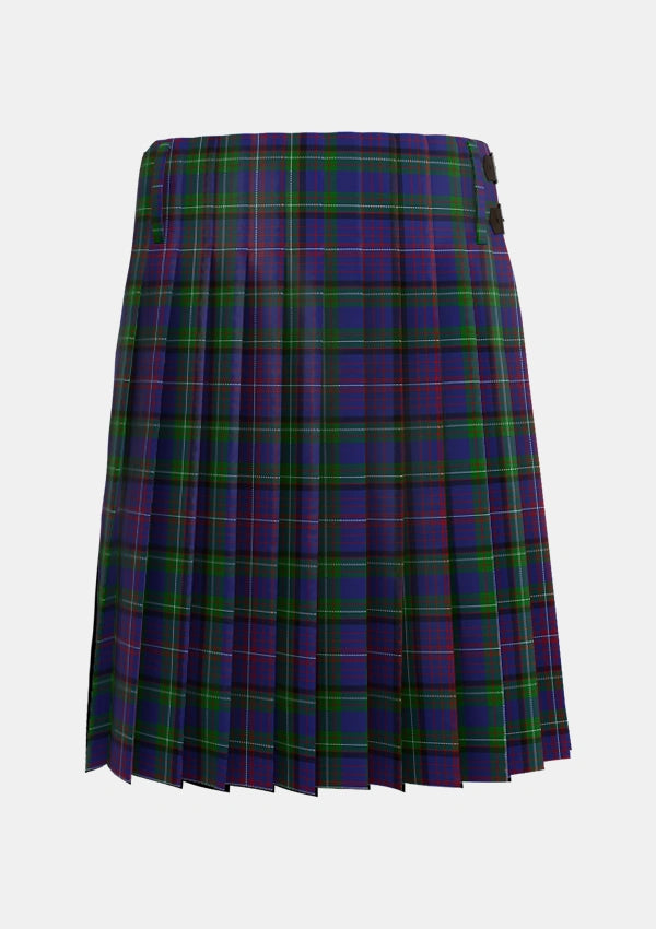 Traditional_Rankin_2_Tartan_187_kilt_back_image_with_pleated_design_and_adjustable_buckles_for_men