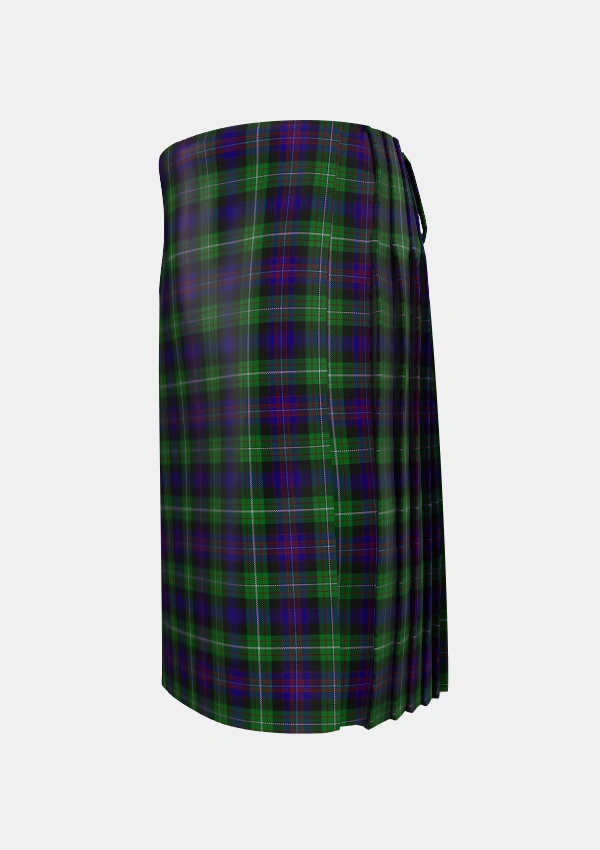 Traditional_Rankin_Dalgleish_Tartan_5440_kilt_left_image_with_pleated_design_and_adjustable_buckles_for_men