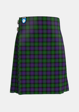 Traditional_Rankine_Tartan_kilt_front_image_with_pleated_design_and_adjustable_buckles_for_men