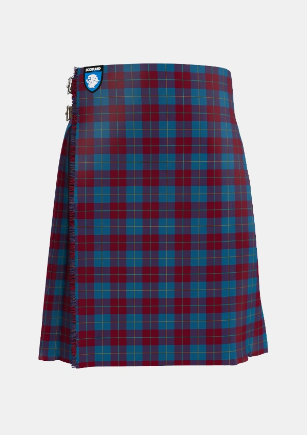 Traditional_Reagan_Tartan_6427_kilt_front_image_with_pleated_design_and_adjustable_buckles_for_men