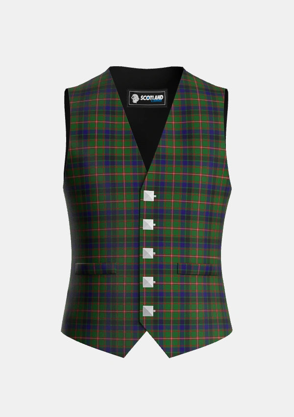 Traditional_Reid_Green_Tartan_2066_Waistcoat_front_image