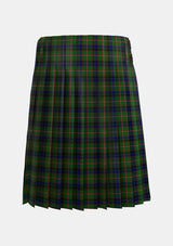 Traditional_Reid_Green_Tartan_2066_kilt_back_image_with_pleated_design_and_adjustable_buckles_for_men