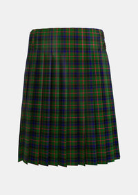 Traditional_Reid_Green_Tartan_2066_kilt_back_image_with_pleated_design_and_adjustable_buckles_for_men