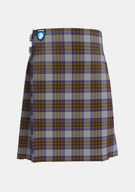 Traditional_Renfrew_Tartan_kilt_front_image_with_pleated_design_and_adjustable_buckles_for_men