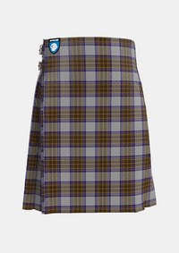 Traditional_Renfrew_Tartan_kilt_front_image_with_pleated_design_and_adjustable_buckles_for_men