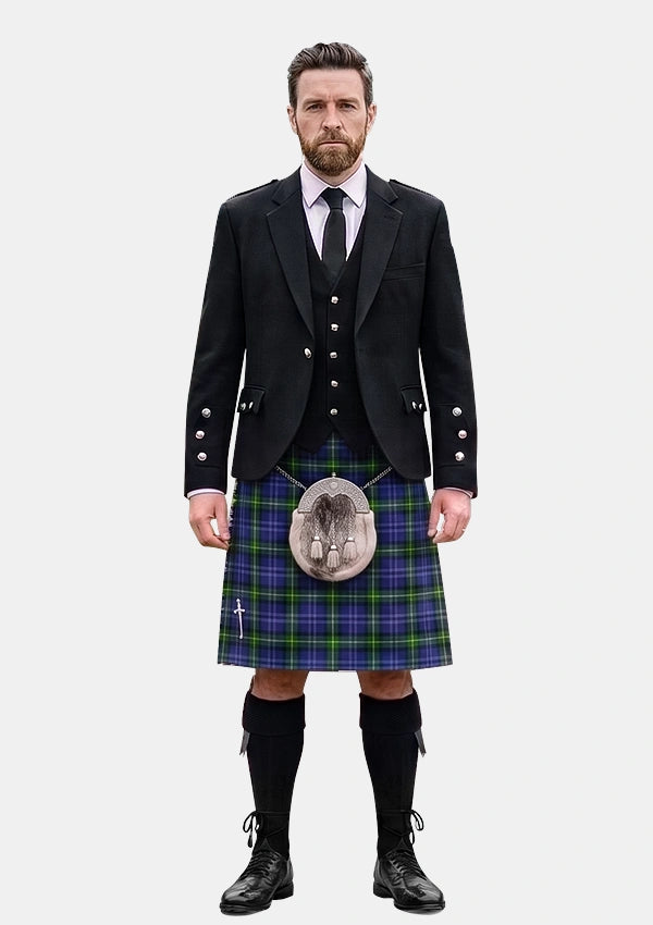 Traditional_Renfrewshire_Tartan_2560_Kilt_and_Argyle_Jacket_Kilt_Outfits_front_image