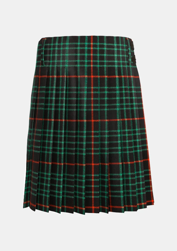 Traditional_Renwick_Tartan_kilt_787_back_image_with_pleated_design_and_adjustable_buckles_for_men