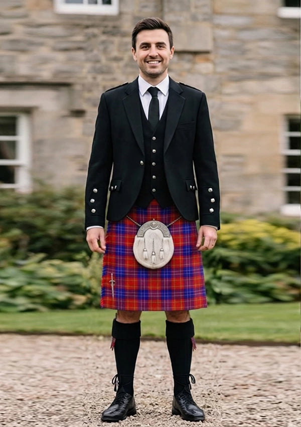 Traditional_Richardson_Tartan_5948_Kilt_and_Argyle_Jacket_Kilt_Outfit_front_image