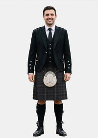 Traditional_Rivers_of_Scotland_tartan_Kilt_and_Argyle_Jacket_Kilt_Outfits_front_image